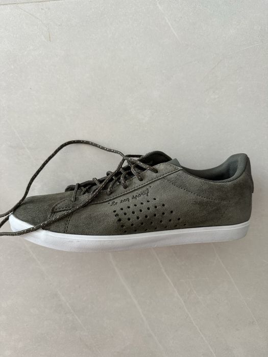 Зелени кецове от велур