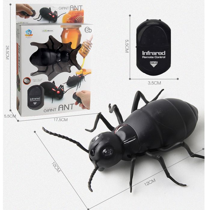 Jucarie interactiva, Furnica, Giant ANT THK®, 12cm, telecomanda