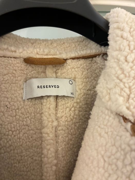 Палто с имитация на овча вълна Reserved