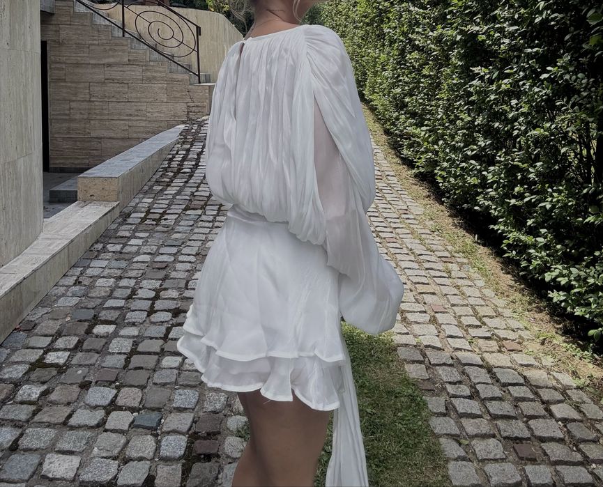 White short dress