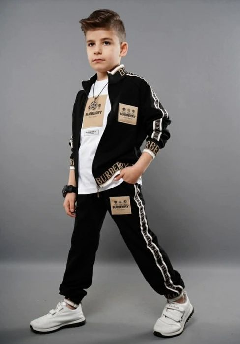 Treninguri copii,model unisex,3 piese,bumbac,logo brodat, varsta 3-12ani