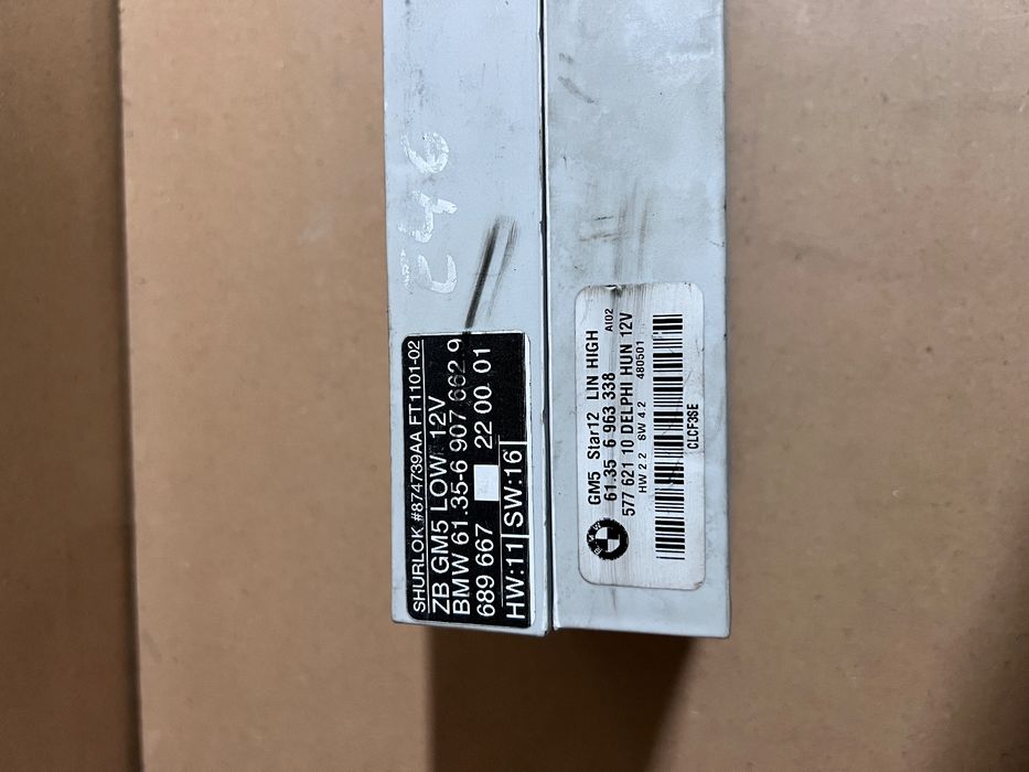 BMW E46 modul GM5 LOW 6907662 și GM5 HIGH 6963338 (E46, X3 E83)