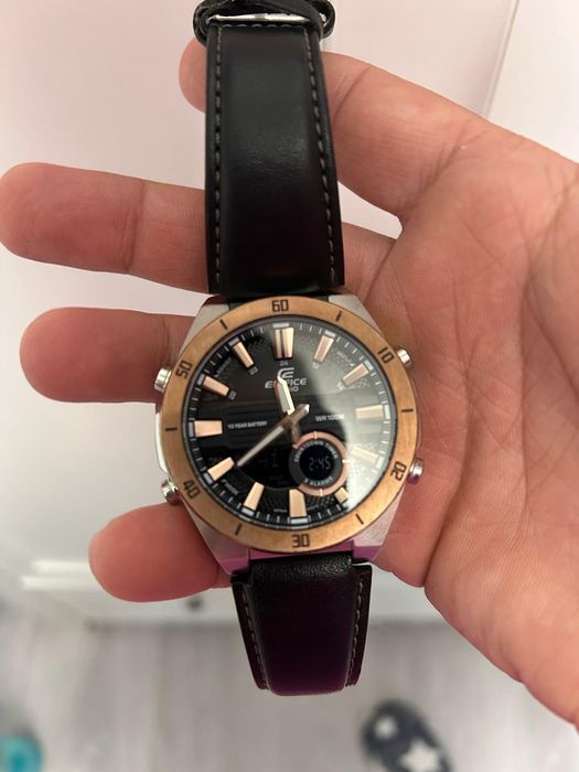 Ceas Casio Edifice ERA-110GL-1A Rose Gold – Hybrid Analog-Digital