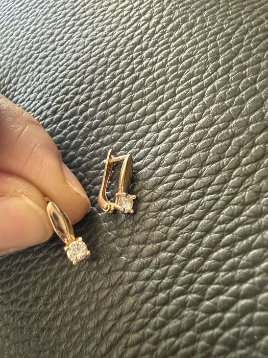 Серьги золотые детские