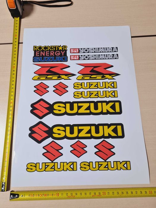 REDUCERE Stickere Rockstar suzuki A3 sticker moto ktm