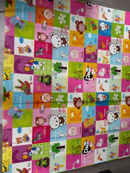 Vand tarc de joaca Lionelo 180x 200 cm + saltea joaca cu 2 fete