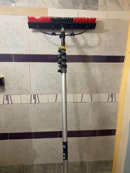 Perie 40/50 cm + prelungitor 6m spalat panouri solare fotovoltaice