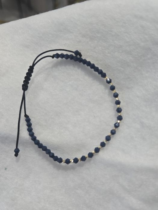 Bratari HANDMADE cu bilute de aur 14k