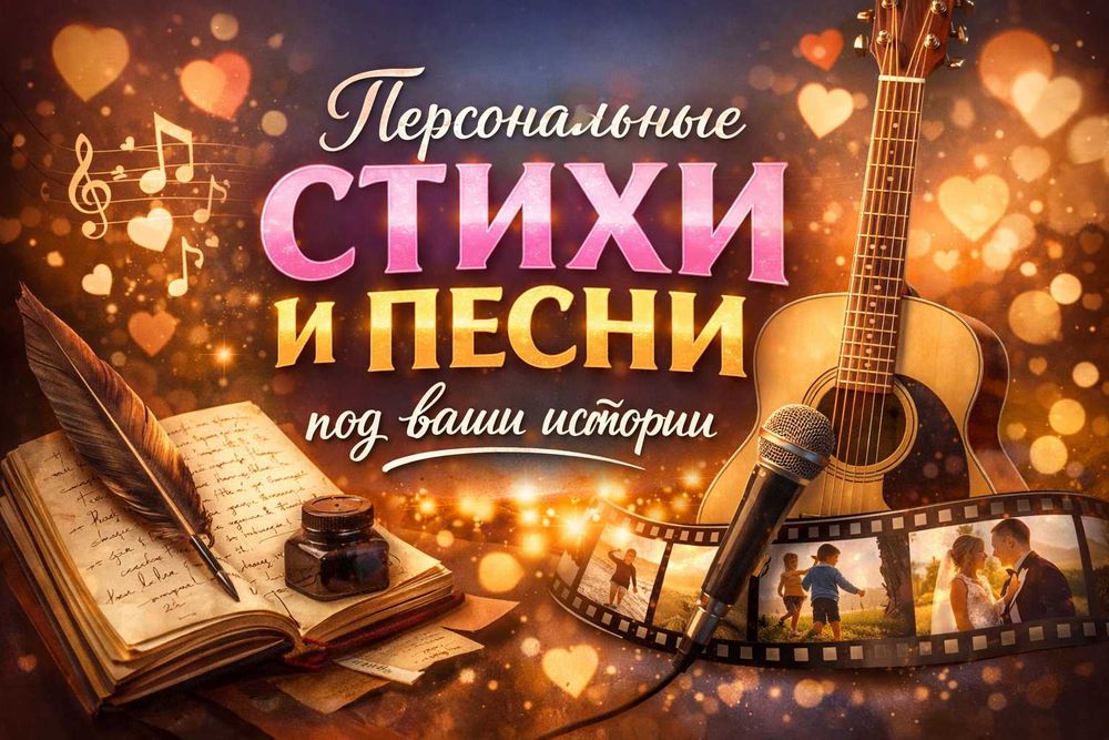 Поздравление с авторским подходом (песни, музыкальные открытки, стихи)