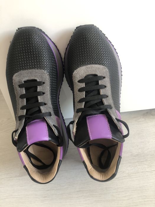 Дамски сникърси естествена кожа и велур