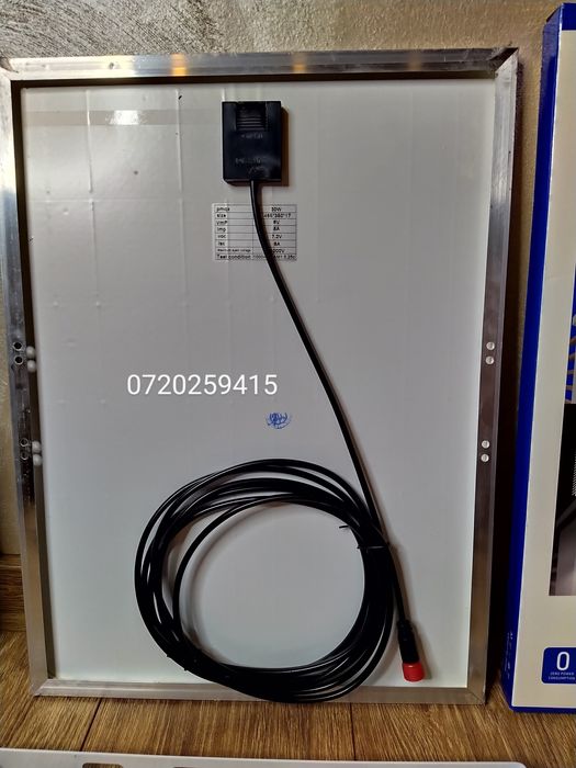 Proiector + Panou Solar Fotovoltaic Jortan 600W, Suport, Telecomanda