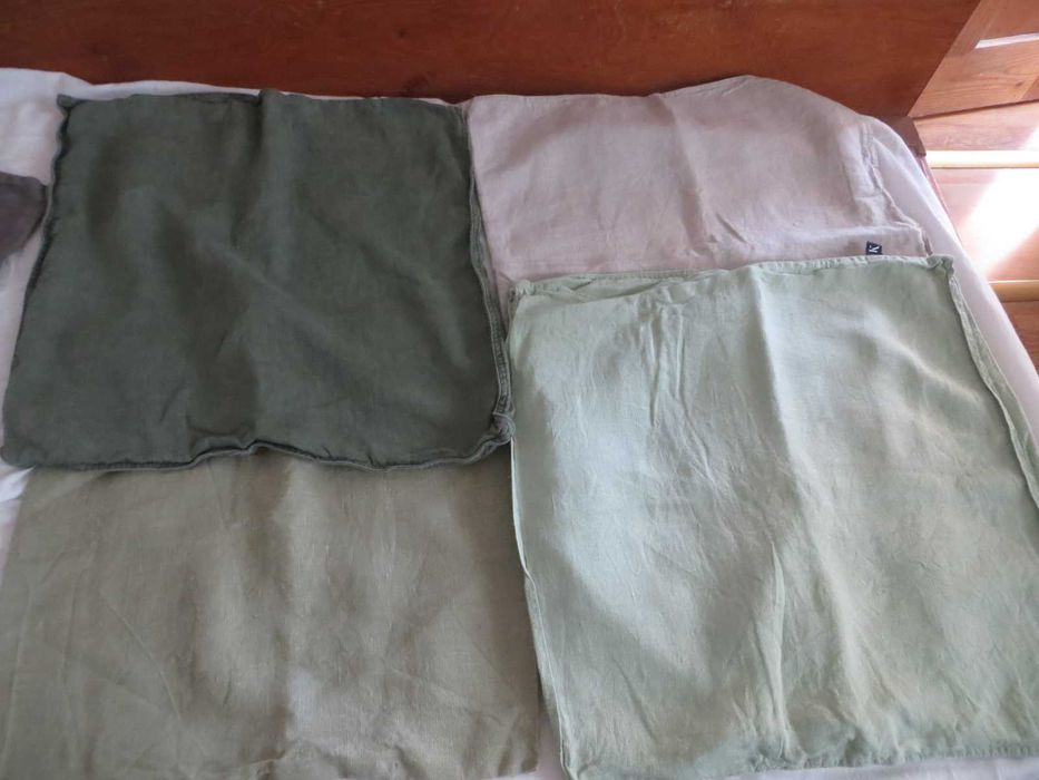 Ленени чаршафи и калъфки от лен за декорация