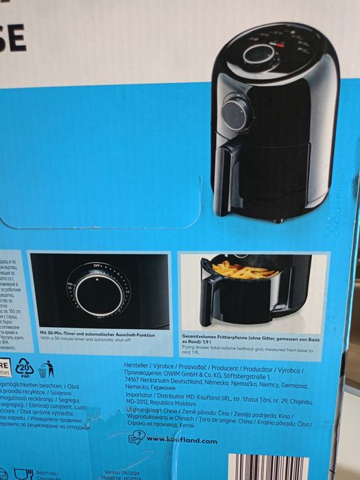 Vând friteuza cu aer cald , produs de calitate superioara,nou nouță.