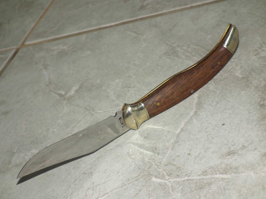 Briceag traditional maghiar Fejesgörbe cu certificat mester Kocsis Ferenc arc decorat