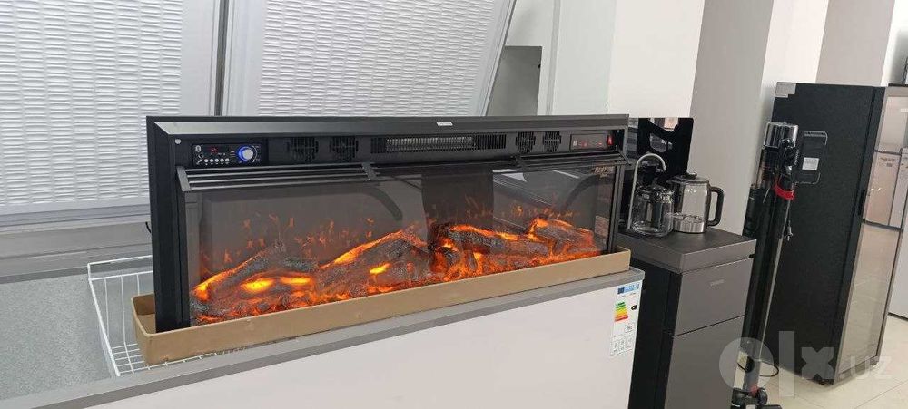 Электрокамин Aiwa ADL-2000M-EV125 RedFire (Bluetooth, колонки)