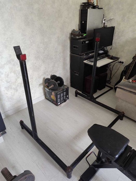 Продается олимпийская штанга с лежаком