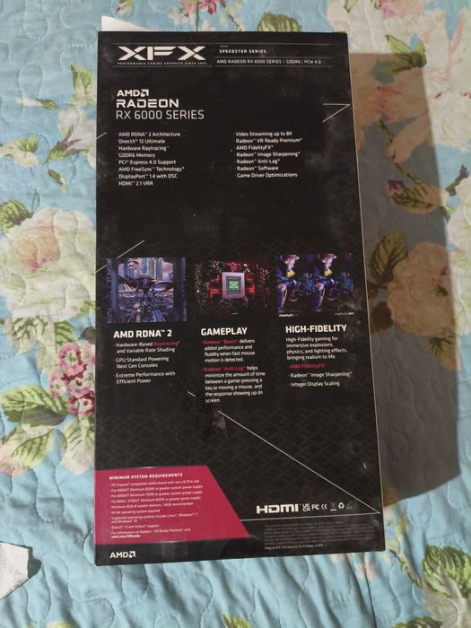 Видеокарта AMD Radeon RX 6700 XT 12Gb в отличном состоянии