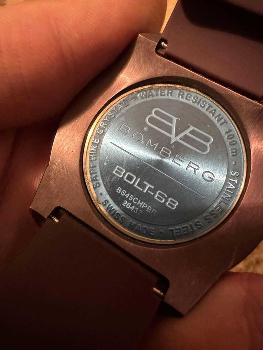 Часовник BOMBERG BOLT-68 Watch Swiss Tachymeter With Chain