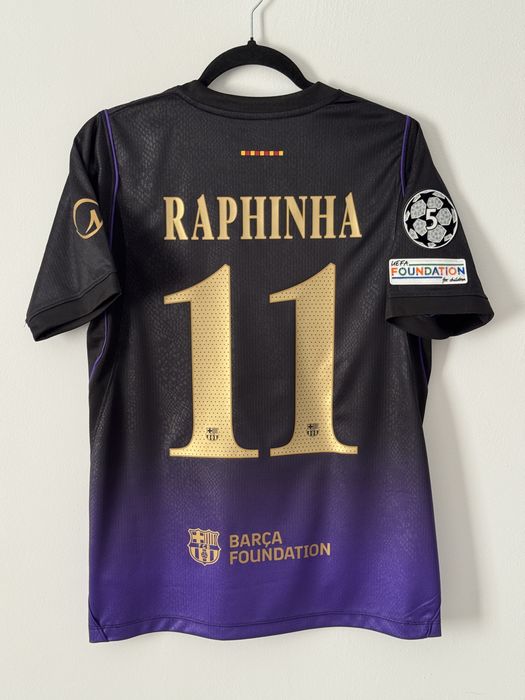 Tricou fotbal Barcelona Away 26/27 Raphinha Lamine Yamal Pedri Cubarsi
