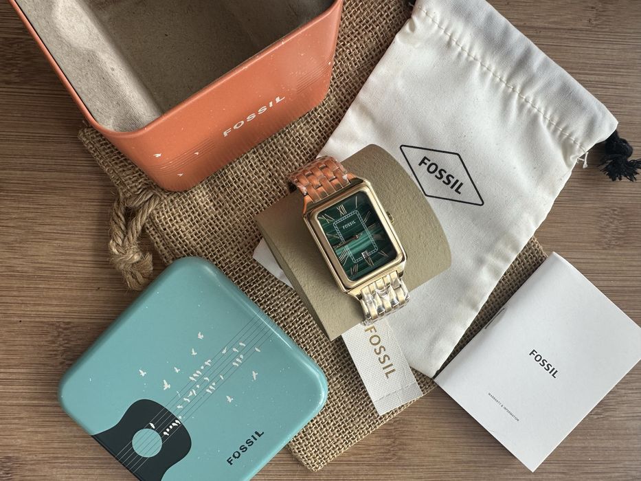 Ceas Fossil de dama nou Raquel three hand ES5351