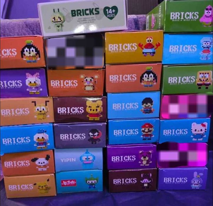 Конструкторы BRICKS, Марвел, Стич, Куроми