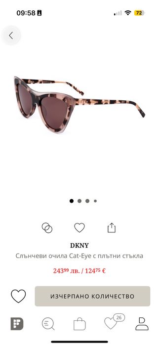 Слънчеви очила DKNY