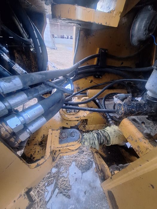 Погрузчик в рабочем состоянии