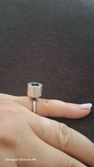 Inel argint designer