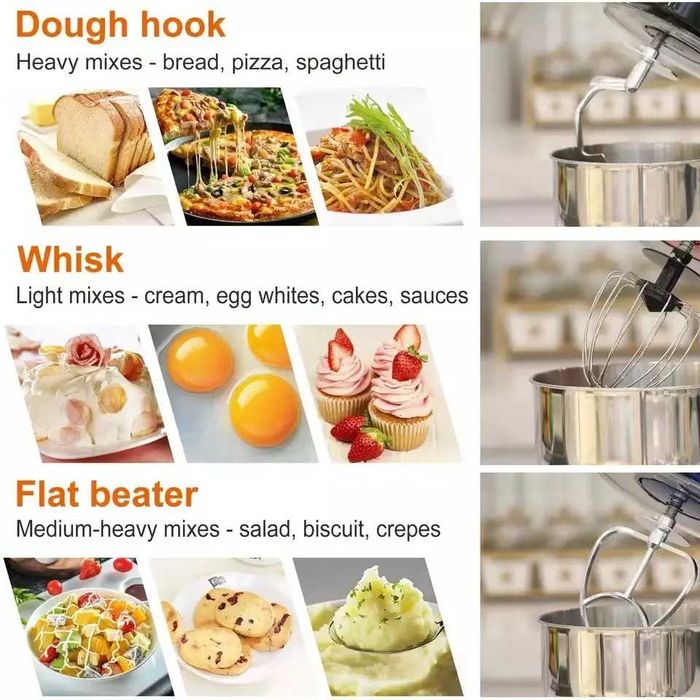 Планетарный миксер с чашкой профессиональный миксер Sonifer SF-8064