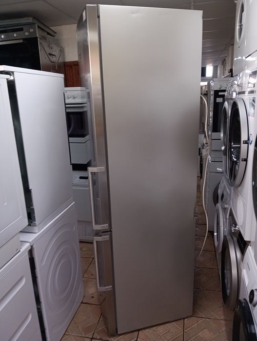 Иноксов комбиниран хладилник с фризер Сименс Siemens 2години Гаранция!