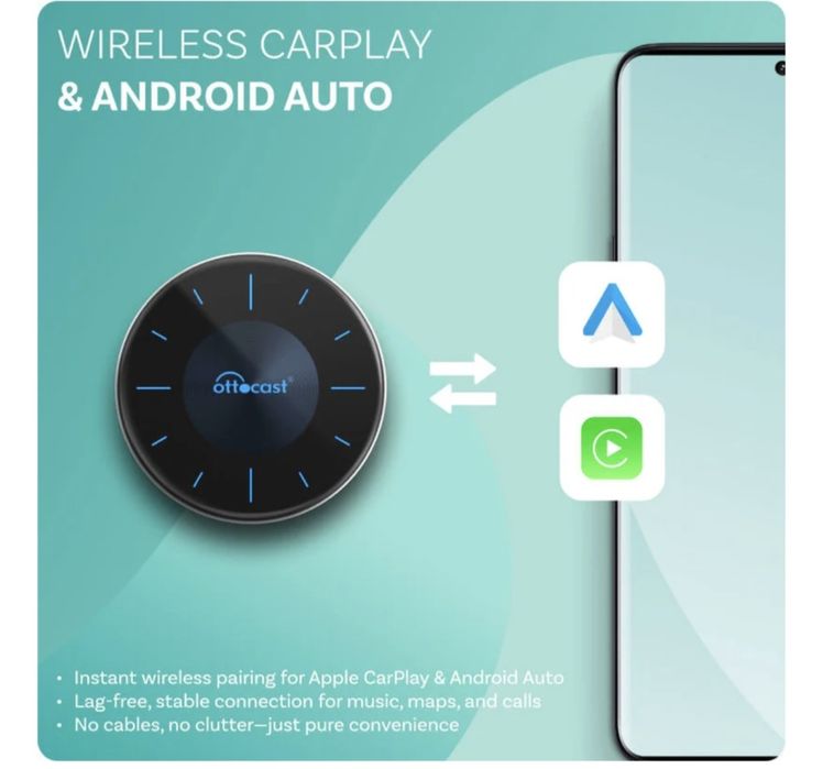 OTTOCAST P3 PRO Android Auto - Car Play Box Wireless Targoviste • OLX.ro