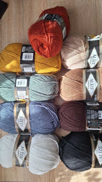 Пряжа Alize LanaGold (полушерсть)