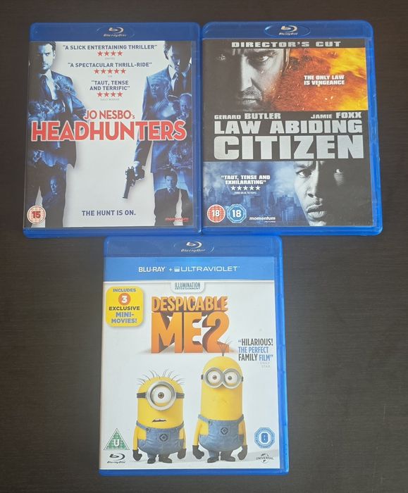 Lot 15 Blu-ray originale – Venom, 007, X-Men, The Hunger Games, Marvel