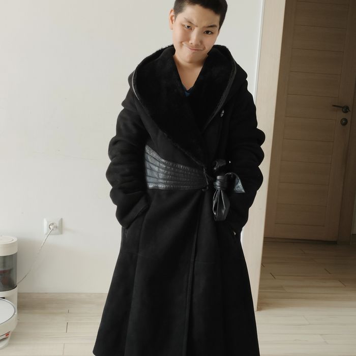 Дубленка  хорошее состояние