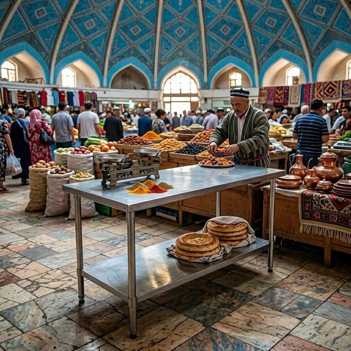 Стол для теста и выпечки. Идеальная Нержавейка Nerjaveyka для пекарни