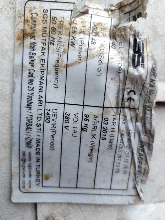 Продам тестомес бу