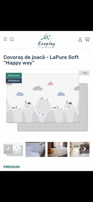Tarc de joaca copii/ bebelusi + covor  EcoPlay