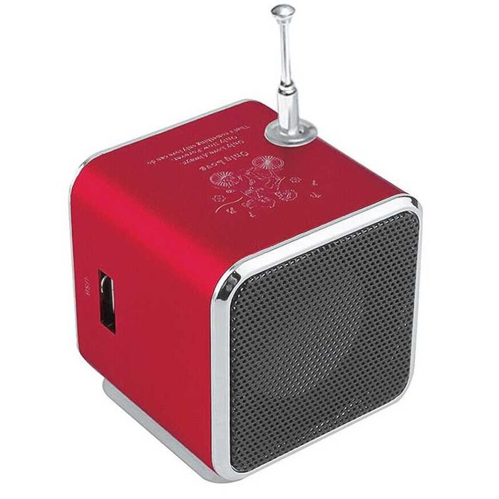 Безжичен говорител - Портативно/Преносимо мини радио с LED, Bluetooth