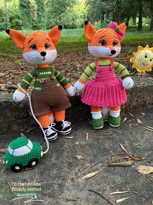 Декорация играчки лисичета