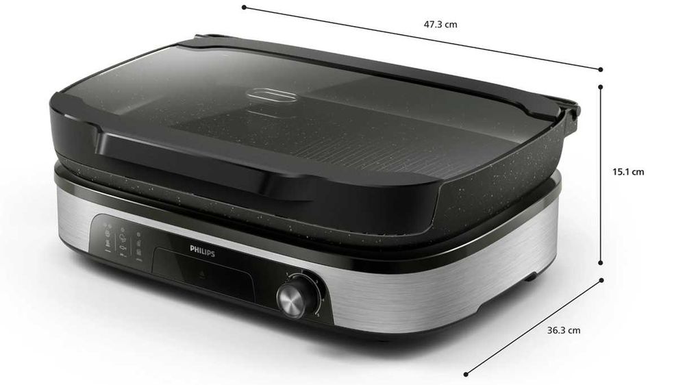 Електрическа настолна скара Philips Series 5000 HD6212/90, 2400 W