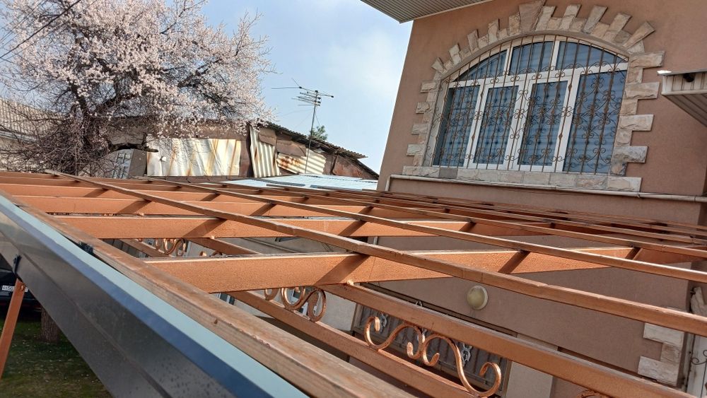 Том навес сварка ишлари