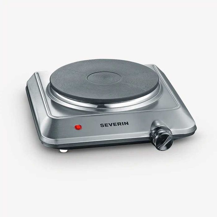 НОВ котлон SEVERIN KP1092 1500W инокс единичен електрически котлон