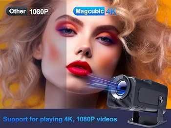 Videoproiector portabil SMART 12000lumeni Android11 WiFi6 Bluetooth 4K