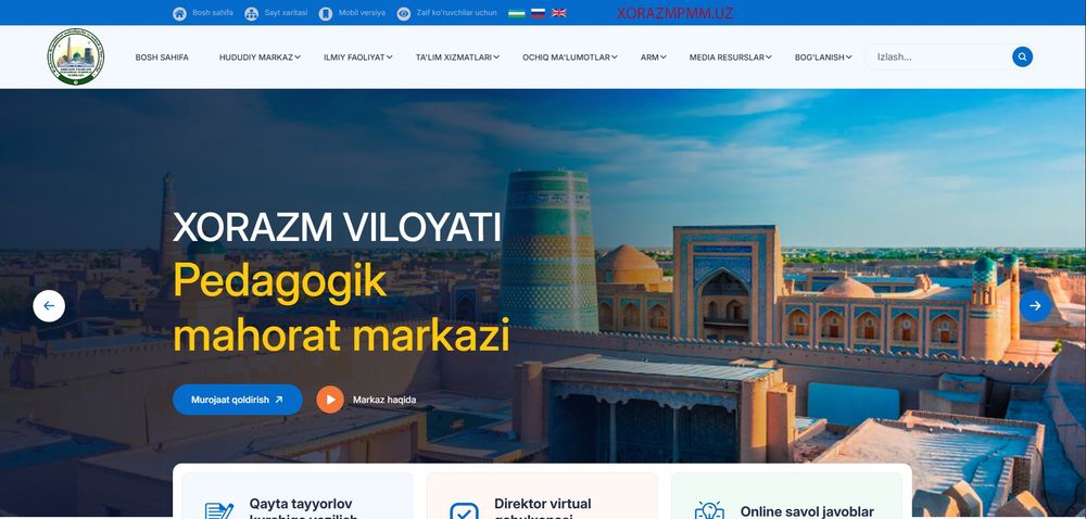 Veb sayt yaratish | Разработка сайтов | Создание сайтов
