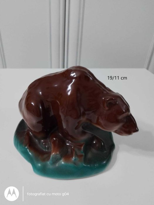 Bibelouri animale salbatice portelan romanesc