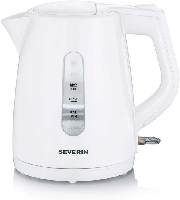Електрическа кана Severin WK 3411 2200W 1,0L, бяла, 22x15,5x21см