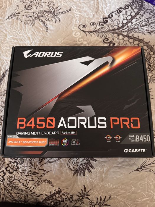 Placa de baza Aorus b450 Pro AM4 Garantie + factura