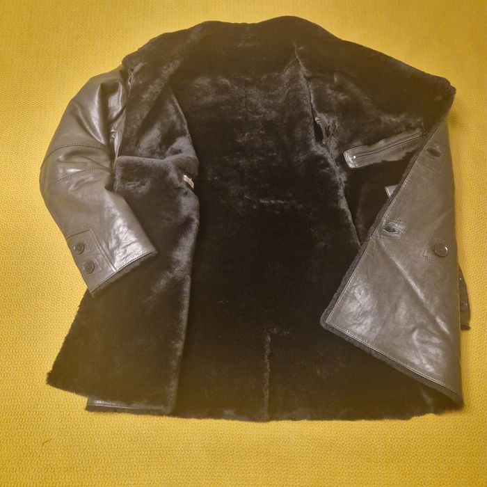 Дубленка натуральная чёрная