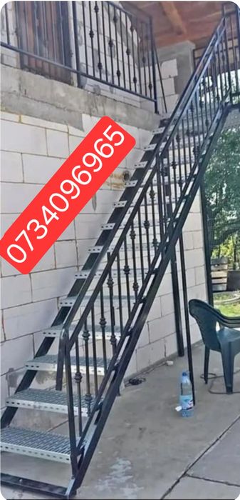 Vând scari zincate exterioare și interioare galvanizate cel mai bun pr