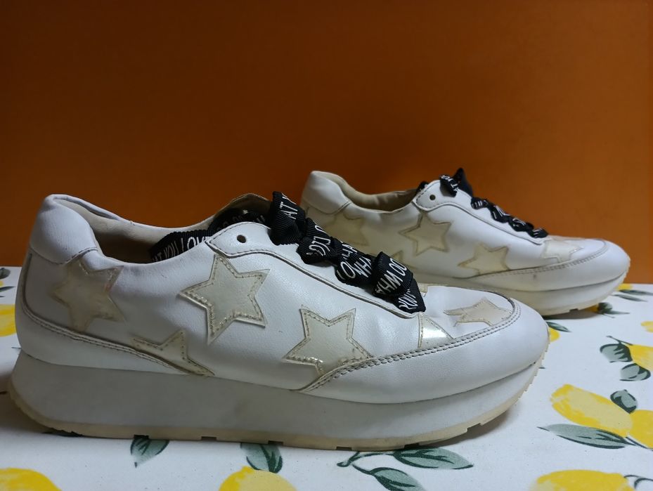 Zara N 39 сникърси кожени - 20 ля